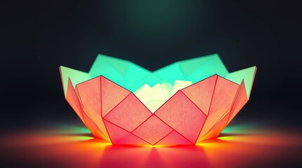 Origami Lotus Flower Light.