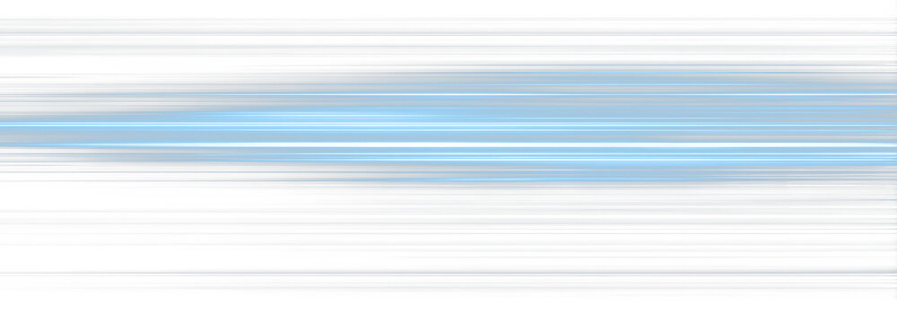 Light motion effect for banners. Blue lines. Speed ​​effect on blue background. Light, speed and motion lines on white background	
