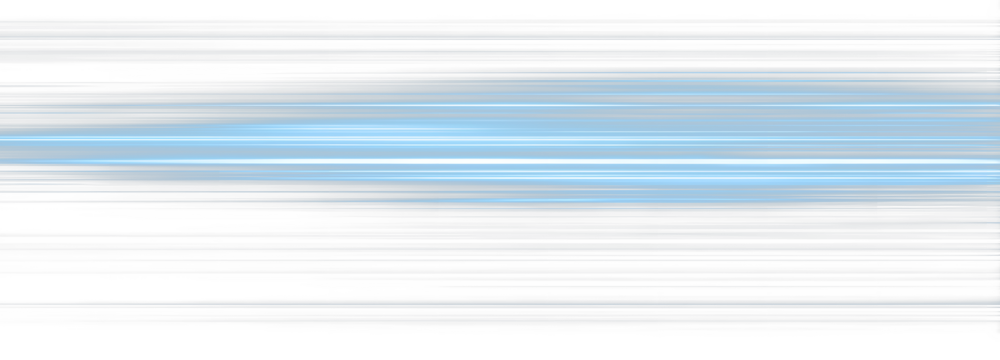 Light motion effect for banners. Blue lines. Speed ​​effect on blue background. Light, speed and motion lines on white background	
