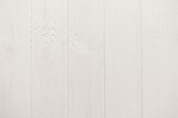 Close up view of white painted wooden planks creating a rustic and textured projects design for ideal background,
