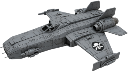 Isolated Space Fighter Aircraft Toy Model, Spacecraft, Shuttle, Spaceship, Galaxy Travel