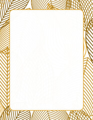 Cozy autumn poster template with leaf wreath and empty center for text, perfect for printable invites and holiday signs