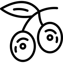Obraz premium Olives Icon