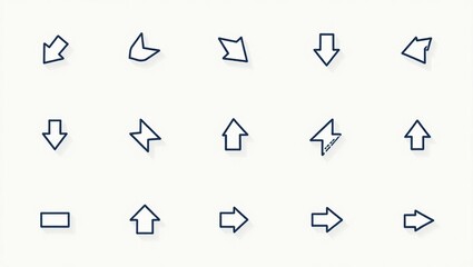 Various Line Arrows.