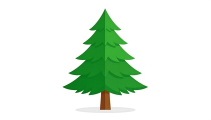 Green fir tree graphic