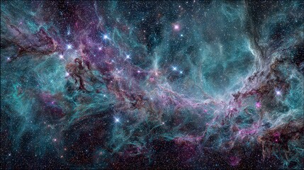 Fototapeta premium Vast Nebula In Deep Space