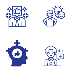 Positive Attitude icon—symbol of optimism and motivation.