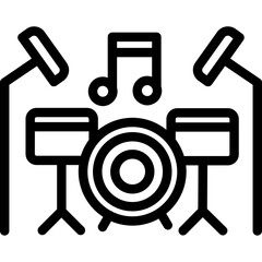 Drum set Icon