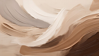 A Minimalist Abstract Background Featuring Soft Organic Brush Strokes In Muted Earth Tones Providing A Tranquil And Modern Artistic Design Muted Earthtones Illustration
