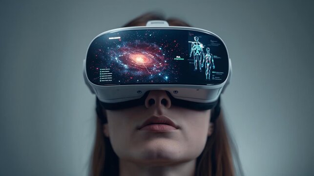 Virtual Reality Headset for Education and Learning - Powered by Adobe