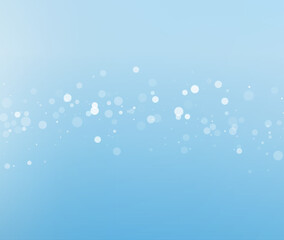 Clean Light Blue Bokeh Vector Background for Healthcare and Winter