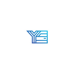 Y letter car door logo design.