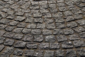 paving stones of the Peter and Paul fortress in St. Petersburg