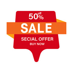 Sale secial offer buy now discount design