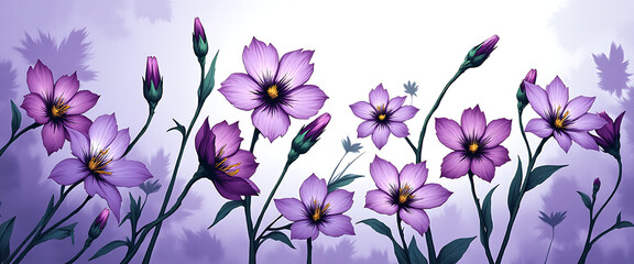 Luxury floral wallpaper featuring 3D embossed blossoms with gold, silver, and marble textures, elegant botanical mural in rich colors, abstract illustration for art prints, 4K background design