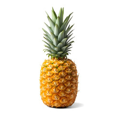 Fototapeta premium Fresh ripe pineapple isolated on white background