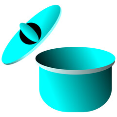 Cooking Pot Icon &ndash; Kitchenware Vector Illustration