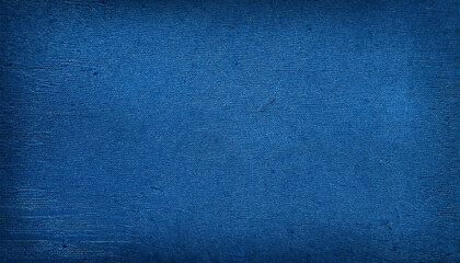 Vintage Blue Book Cover Canvas Texture Use For Background