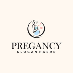 Pregnancy Logo Design Vector Template, pregnancy logo design ideas