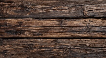Fototapeta premium Weathered, horizontal wooden planks