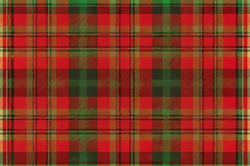 red and green plaid fabric