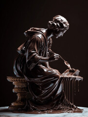 Dark Bronze Classical Sculptures Series | Dramatic Artistic Portraits of Ancient Statues | Modern Fine Art Photography