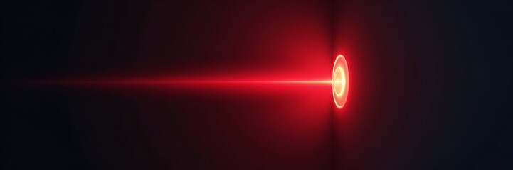 An alert system represented by a glowing red notification symbol, capturing the essence of urgency in task management, designed with leading lines for directional focus and copy space.