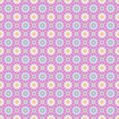 seamless pattern with flowers