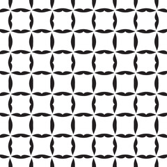 Abstract Black Oval Geometric Vector Pattern Illustration
