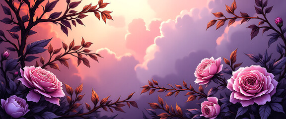 Luxury floral wallpaper featuring 3D embossed blossoms with gold, silver, and marble textures, elegant botanical mural in rich colors, abstract illustration for art prints, seamless 4K decorative back