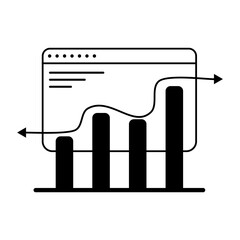 Line Icon Data Analysis and Growth Statistics