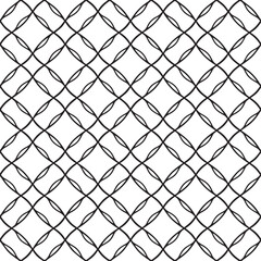 Abstract Black Oval Geometric Vector Pattern Illustration