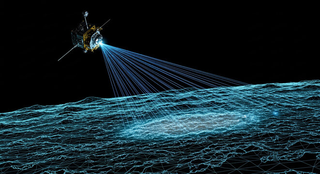 Satellite Mapping the Ocean Surface