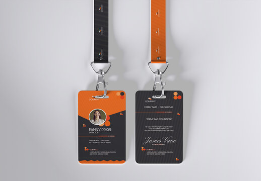 Modern Corporate ID Card Design Template
