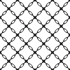Abstract Black Oval Geometric Vector Pattern Illustration