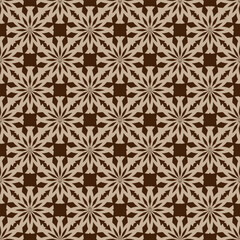 Pastel abstract seamless pattern on brown