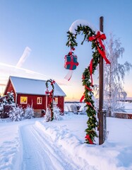 Wundersch&ouml;ne Schneelandschaft in Schweden