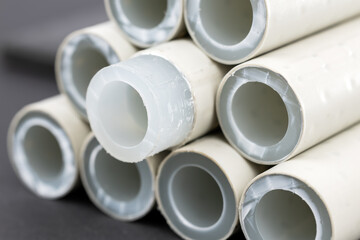 stripped polypropylene pipes for soldering, soldering pipes for water