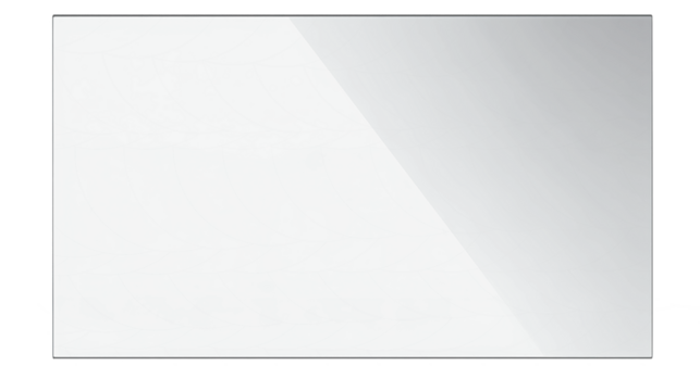 Realistic Transparent Glass, Window, Screen or Acrylic Panel with Glossy Finish and Light Reflections on Transparent Background	