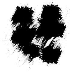 ILLUSTRATION ABSTRACT BRUSH STROKE TEXTURE BACKGROUND. DISTRESS DIRTY ROUGH BLACK COLOR DESIGN VECTOR
