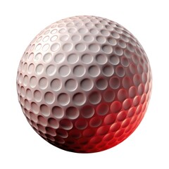 3d realistic golf ball with dimples