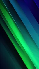 Obraz premium Abstract Background with Striking Green and Blue Diagonal Shapes Creating a Modern and Dynamic Visual Effect for Art and Design Projects