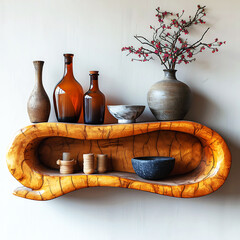  a wooden table