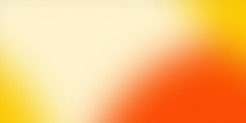 Soft orange yellow gradient wave abstract background with noise and grainy texture