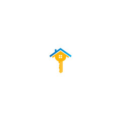 house key simple icon vektor logo