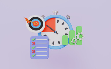 Productive Time of 3d Illustration