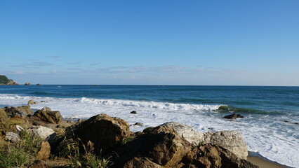 Atsumi Peninsula Coastline: Waves, Rocks, and Lighthouses, Aichi, Japan