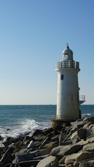 Atsumi Peninsula Coastline: Waves, Rocks, and Lighthouses, Aichi, Japan