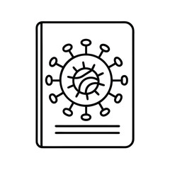 vector illustration of a black and white icon