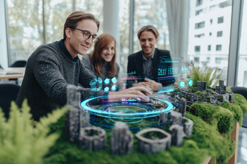 Innovative Team Using Augmented Reality for Sustainable Urban Planning